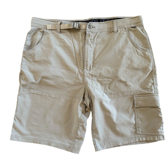 Gerry Khaki On The Go Adventure Hybrid Cargo Shorts Size 40 - Picture 1 of 8